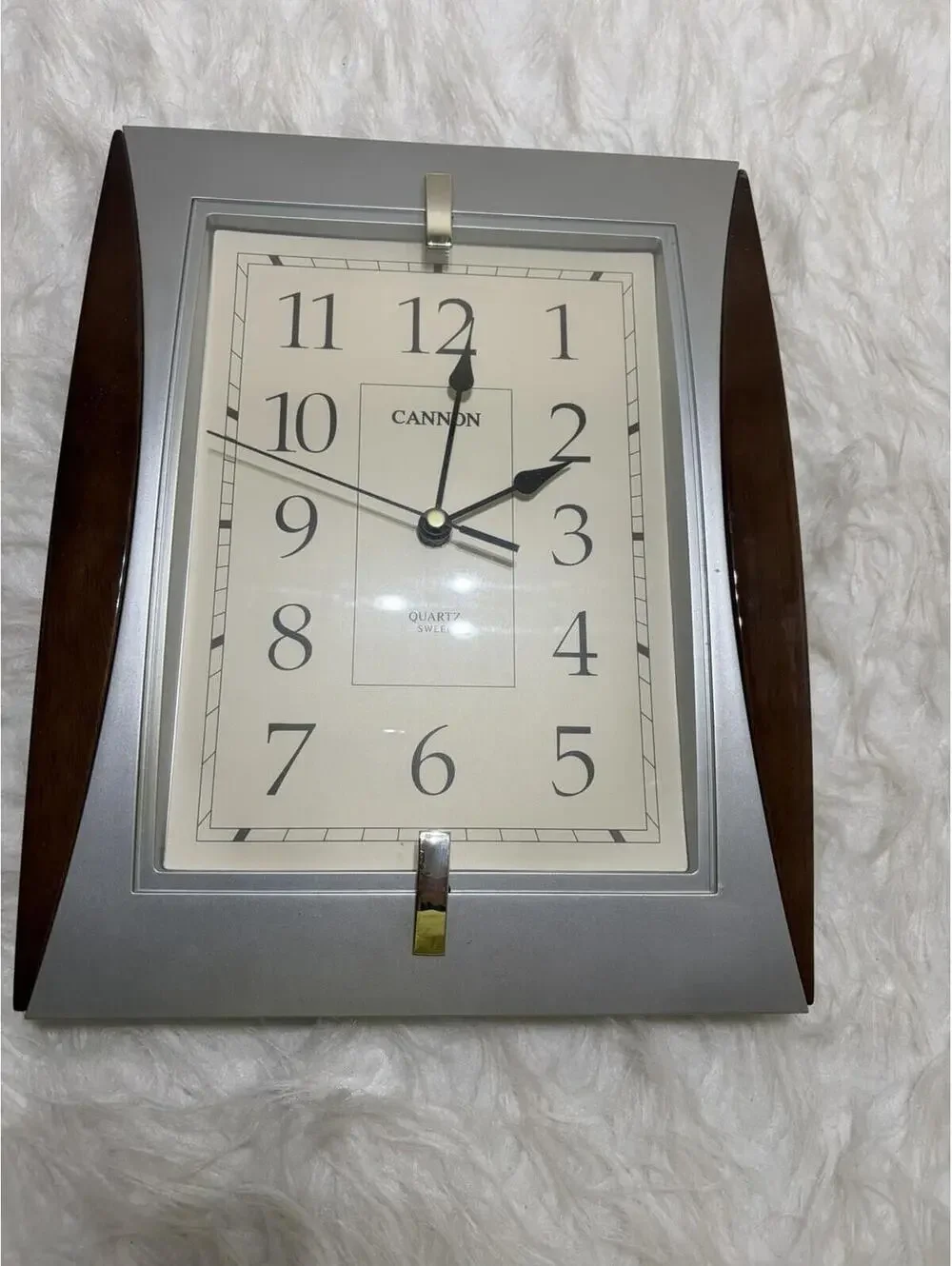 Vintage Cannon Quartz Sweep Wall Clock - Works